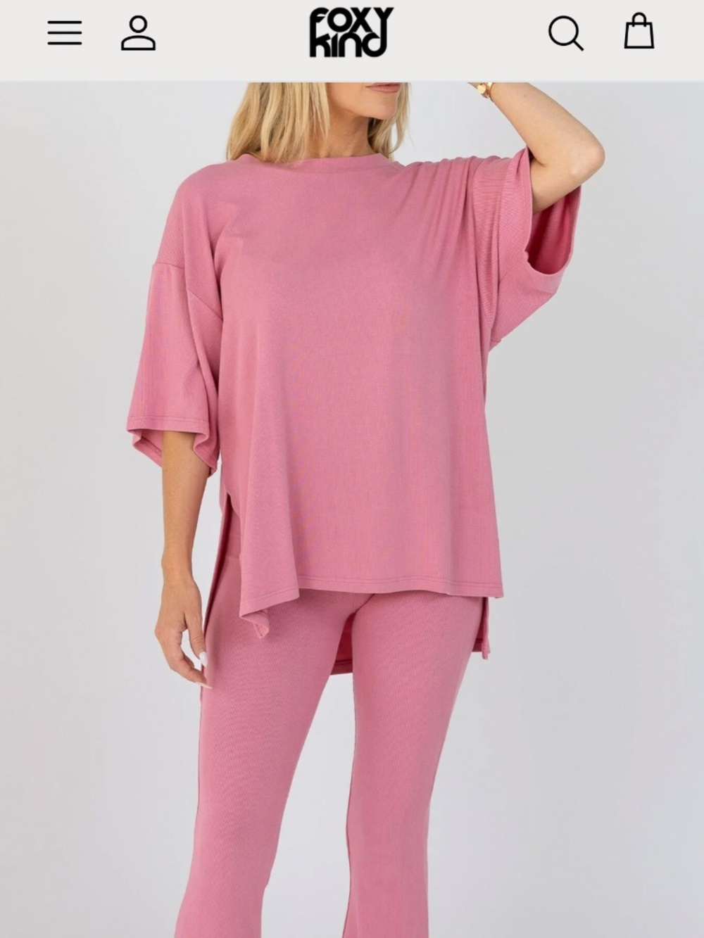 Foxy kind all weekend long pant set